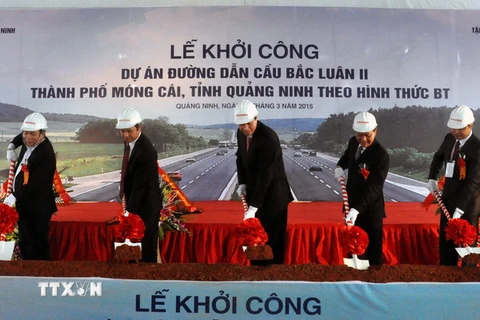 Tỉnh Quảng Ninh khởi công dự án Đường dẫn cầu Bắc Luân II