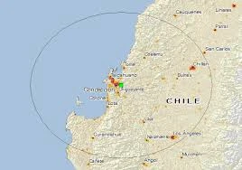 Động đất 6,2 độ richter cách thàn phố Talcahuano của Chile 82km