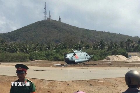 Xác định nguyên nhân máy bay trực thăng rơi tại đảo Phú Quý