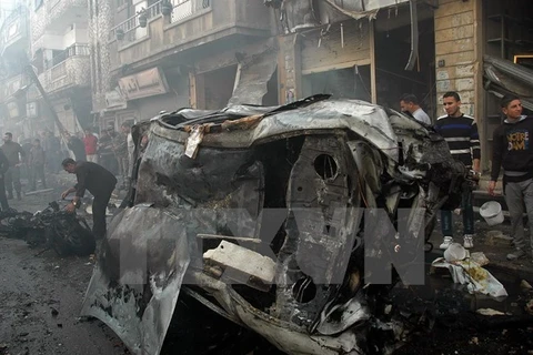 IS đánh bom nhà thờ Cơ đốc giáo ở Syria đúng ngày lễ Phục sinh