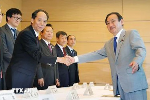 Nhật-Trung nhất trí thúc đẩy trao đổi trên nhiều lĩnh vực