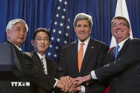 Trung Quốc lên tiếng về đường lối hợp tác quốc phòng mới Nhật-Mỹ