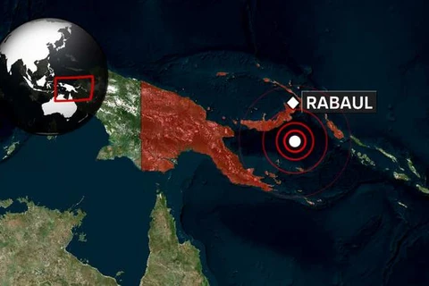 Động đất mạnh 6,9 độ Richter ngoài khơi Papua New Guinea