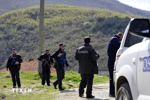 Cảnh sát Macedonia thiệt mạng vì xung đột với nhóm vũ trang từ Kosovo