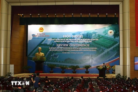 Công bố Dự án xây dựng Trung tâm gìn giữ hòa bình Việt Nam