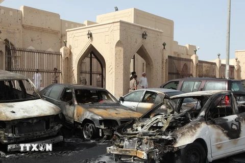 Đánh bom tại Nhà thờ Hồi giáo ở Saudi Arabia. (Nguồn: AFP/TTXVN)