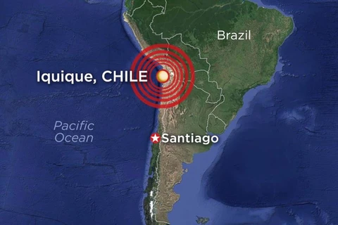 Động đất 6,4 độ Richter tại vùng biển ngoài khơi Chile