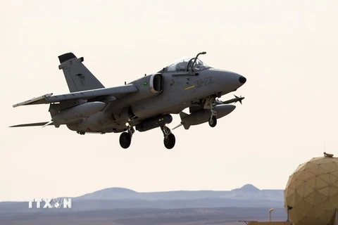 Máy bay chiến đấu AMX của Italy. (Nguồn: AFP/TTXVN)