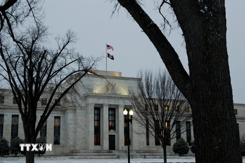 Trụ sở Cục Dự trữ liên bang Mỹ ở Washington, DC., ngày 27/1. (Nguồn: AFP/TTXVN)