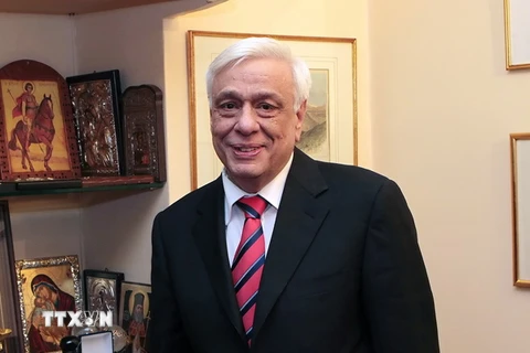 Tổng thống Hy Lạp Prokopis Pavlopoulos. (Nguồn: AFP/TTXVN)