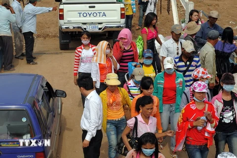 Người dân Campuchia. (Nguồn: AFP/TTXVN)