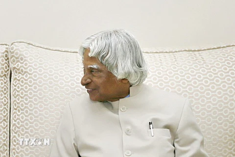 Cựu Tổng thống Ấn Độ Abdul Kalam. (Nguồn: AFP/TTXVN)