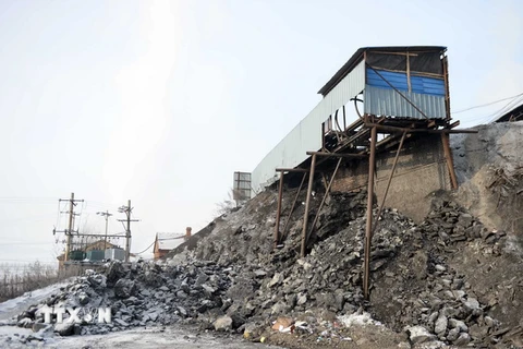 Hiện trường một vụ nổ mỏ than ở Trung Quốc. (Nguồn: THX/TTXVN)