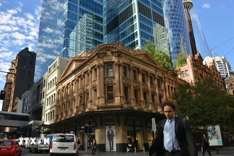 Toàn cảnh trung tâm thương mại tại thành phố Sydney ngày 5/5. (Nguồn: AFP/TTXVN)