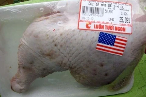 Tất cả lô thịt gà nhập khẩu từ Mỹ đều có nguồn gốc rõ ràng
