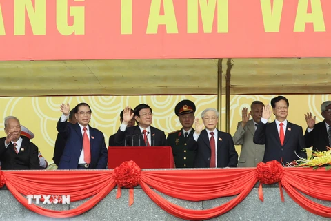 [Photo] Lãnh đạo Đảng, Nhà nước tham dự Lễ kỷ niệm Quốc khánh