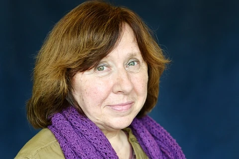 Nhà văn người Belarus Svetlana Alexievich. (Nguồn: Getty Images)