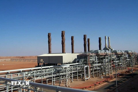Cơ sở khí đốt của BP ở In Amenas thuộc sa mạc Sahara. (Nguồn: AFP/TTXVN)
