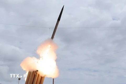 Phóng thử nghiệm tên lửa THAAD ngày 18/3/2009. (Nguồn: AFP/TTXVN)