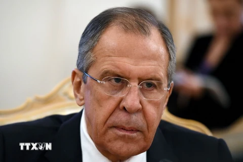 Ngoại trưởng Nga Sergei Lavrov tại một cuộc họp ở thủ đô Moscow ngày 27/11. (Nguồn: AFP/TTXVN)