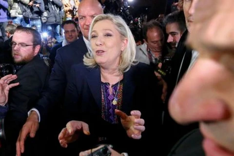 Bà Marine Le Pen, Chủ tịch đảng FN. (Nguồn: Reuters)