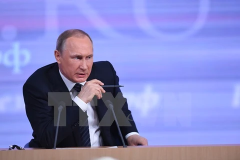 Tổng thống Nga Vladimir Putin. (Nguồn: THX/TTXVN)