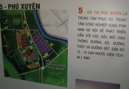Phát triển Phú Xuyên thành đô thị - hành lang xanh của Thủ đô