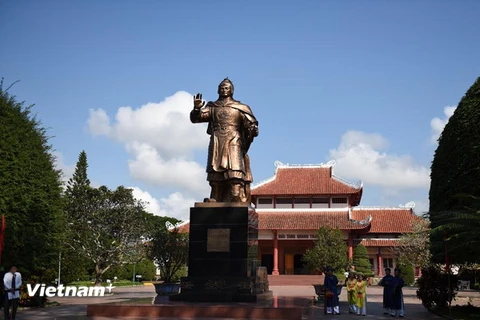 Đền thờ vua Quang Trung. (Ảnh: Văn Cảnh/Vietnam+)