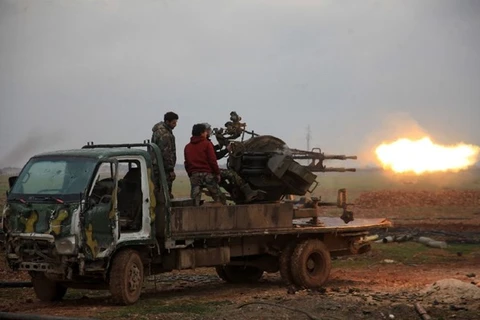 Lực lượng trung thành với chính quyền Syria (Nguồn: AFP)