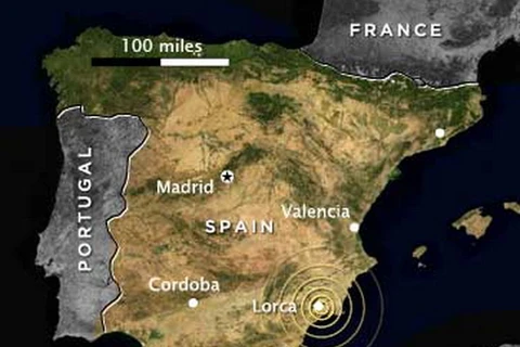 Động đất mạnh 6,6 độ Richter xảy ra tại Tây Ban Nha