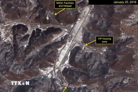 Những hoạt động có thể để chuẩn bị cho vụ phóng tên lửa của Triều Tiên ngày 25/1. (Nguồn: Yonhap/TTXVN)