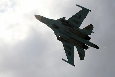 Một máy bay ném bom Su-34 của Nga. (Nguồn: Reuters)