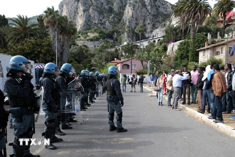 Cảnh sát Italy. (Nguồn: AFP/TTXVN)