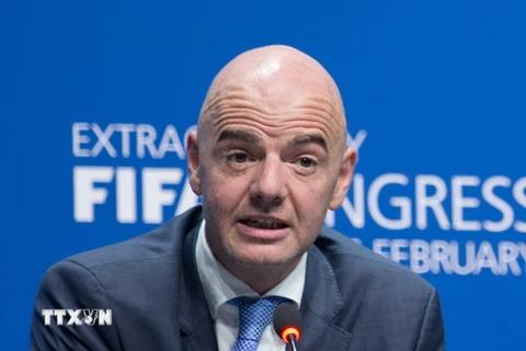 Tân Chủ tịch FIFA Gianni Infantino. (Nguồn: THX/TTXVN)
