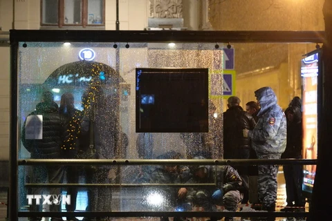 Cảnh sát Nga. (Nguồn: AFP/TTXVN)