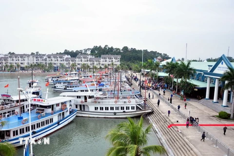 Quang cảnh Cảng tàu khách quốc tế Tuần Châu. (Ảnh minh họa:Nguyễn Hoàng/TTXVN)