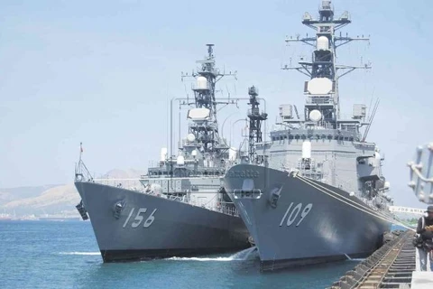 Hai tàu khu trục JS Ariake (109) và JS Setogiri (156) - Nguồn Malaysia Gazette