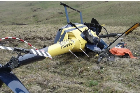 Máy bay trực thăng rơi vỡ vụn tại Nga, 3 người thiệt mạng