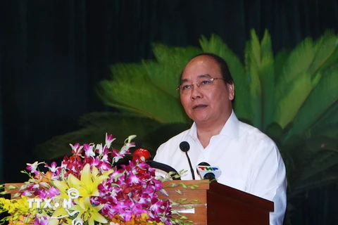 Thủ tướng Nguyễn Xuân Phúc. (Ảnh: Lâm Khánh/TTXVN)