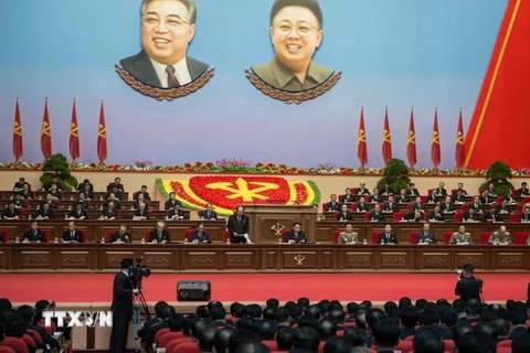 Đại hội Đảng Lao động Triều Tiên. (Nguồn: AFP/TTXVN)