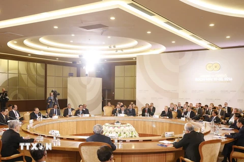 Toàn cảnh Hội nghị Cấp cao Kỷ niệm 20 năm Quan hệ đối thoại ASEAN-Nga. (Ảnh: Thống Nhất/TTXVN)