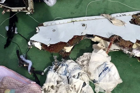 Nhà chức trách đã vớt nhiều mảnh vỡ được cho là của chiếc máy bay xấu số (Nguồn: RT)