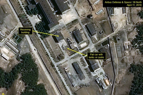 Khu vực được cho là cơ sở hạt nhân của Triều Tiên. (Nguồn: The New York Times)