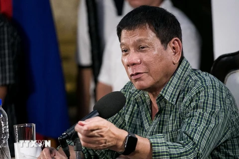 Tổng thống đắc cử Philippines Rodrigo Duterte. (Nguồn: AFP/TTXVN)