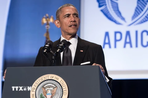 Tổng thống Mỹ Barack Obama phát biểu tại thủ đô Washington ngày 4/5. (Nguồn: AFP/TTXVN)