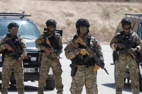 Lực lượng an ninh Jordan. (Nguồn: Reuters)
