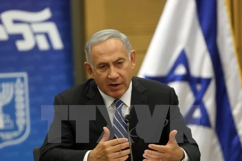 Thủ tướng Israel Benjamin Netanyahu. (Nguồn: AFP/TTXVN)