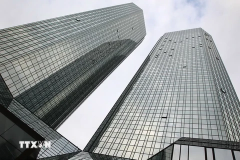Trụ sở Ngân hàng Deutsche ở Frankfurt am Main. (Nguồn: AFP/TTXVN)
