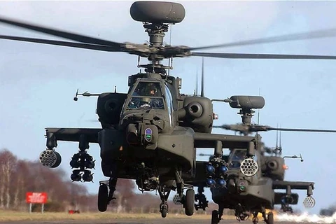 Trực thăng tấn công Apache. (Nguồn: en.trend.az)
