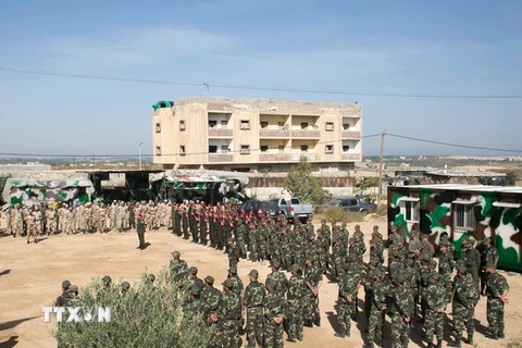 Phong trào Hồi giáo Hamas ở Gaza tuyên bố đã triển khai lực lượng dọc tuyến biên giới có chiều dài 13km giữa Gaza và Sinai, Ai Cập. (Nguồn: AFP/TTXVN)